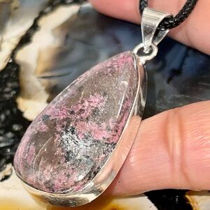 Cobaltoan Calcite Pendant 2”